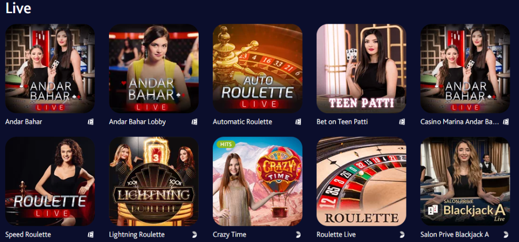 7bit casino live table games