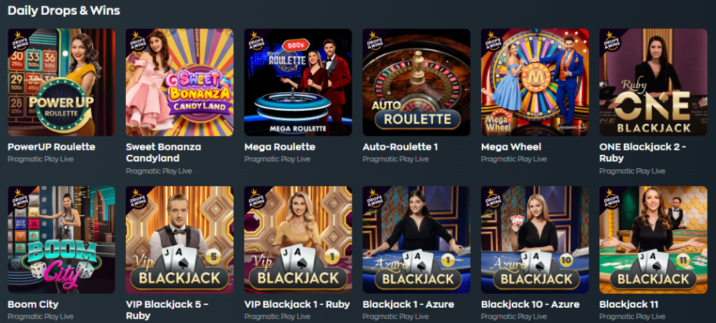 vave casino daily drops and wins